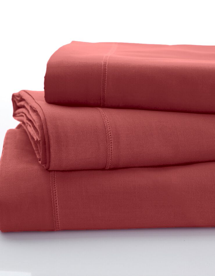 Tissu au mètre uni - coton (rose pivoine)